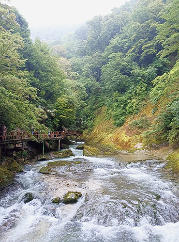 Горная река в Черниговке, Абхазия