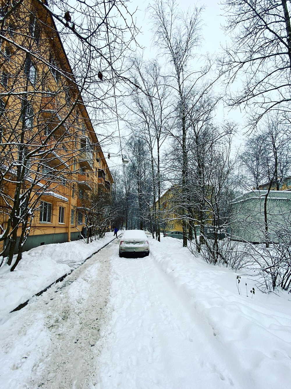 Мой дом в Калининском районе зимой