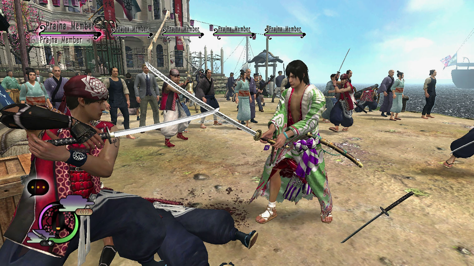 Сейчас графика Way of the Samurai 4 кажется устаревшей. Но нелинейный сюжет и нестандартный сеттинг помогают игре оставаться интересной. Кадр: Spike Chunsoft