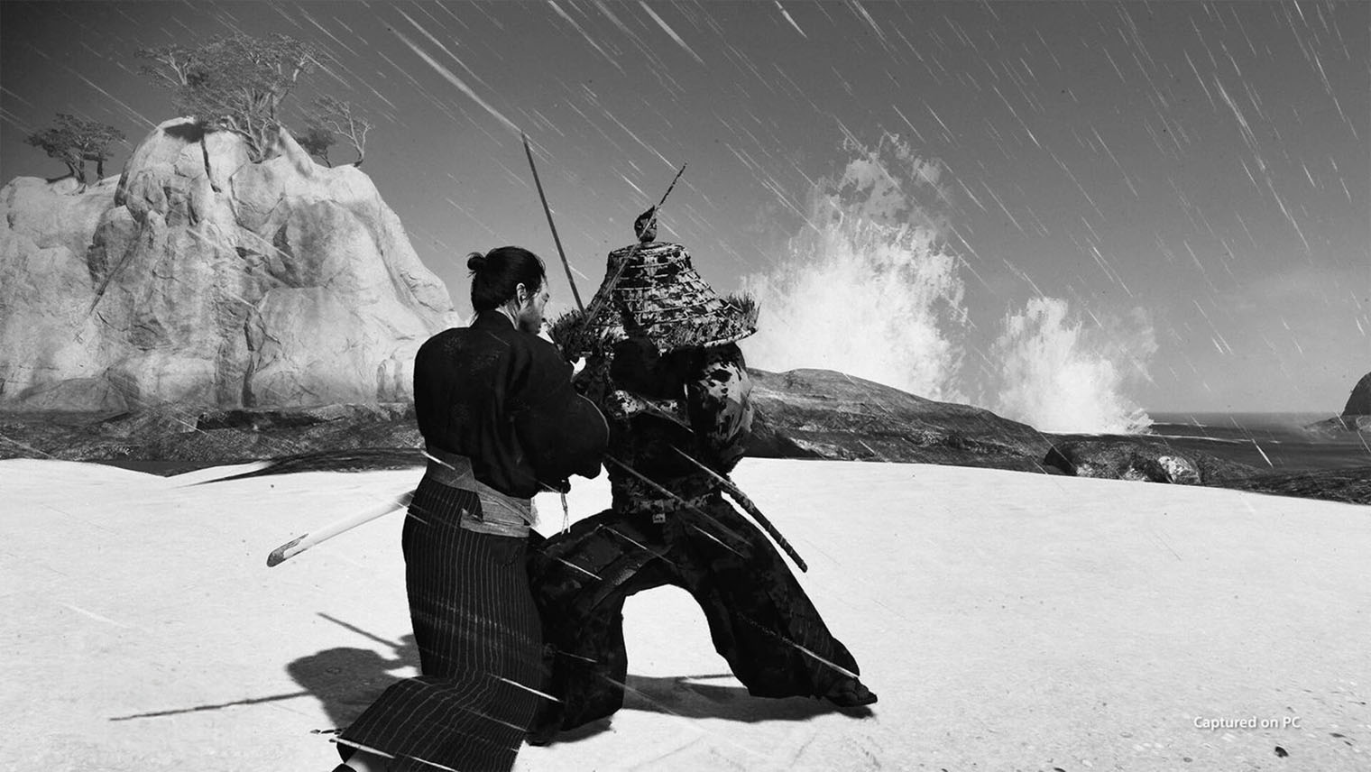 Так выглядит Ghost of Tsushima в режиме «Куросава». Кадр: Sucker Punch