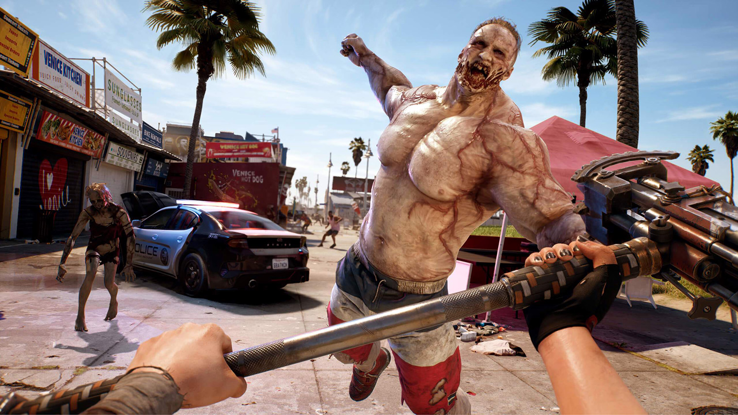 Как и в первой Dead Island, игрок сможет убивать зомби десятками видов оружия. Например, электрической кувалдой. Источник: Deep Silver