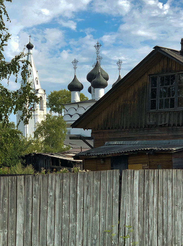 Дома в центре в основном такие