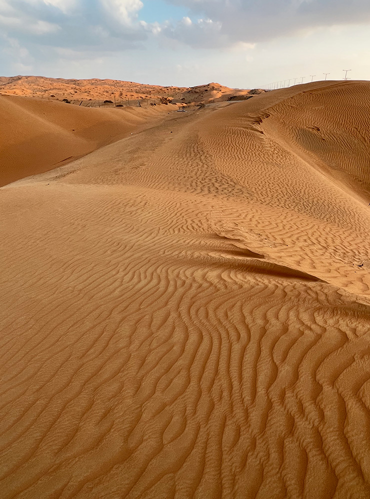 Красные пески в эмирате Рас⁠-⁠эль⁠-⁠Хайма