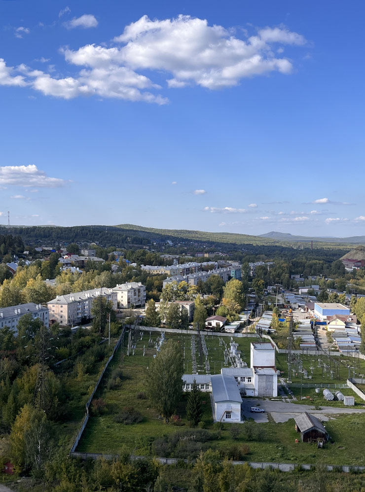 В Дегтярске очень много зелени