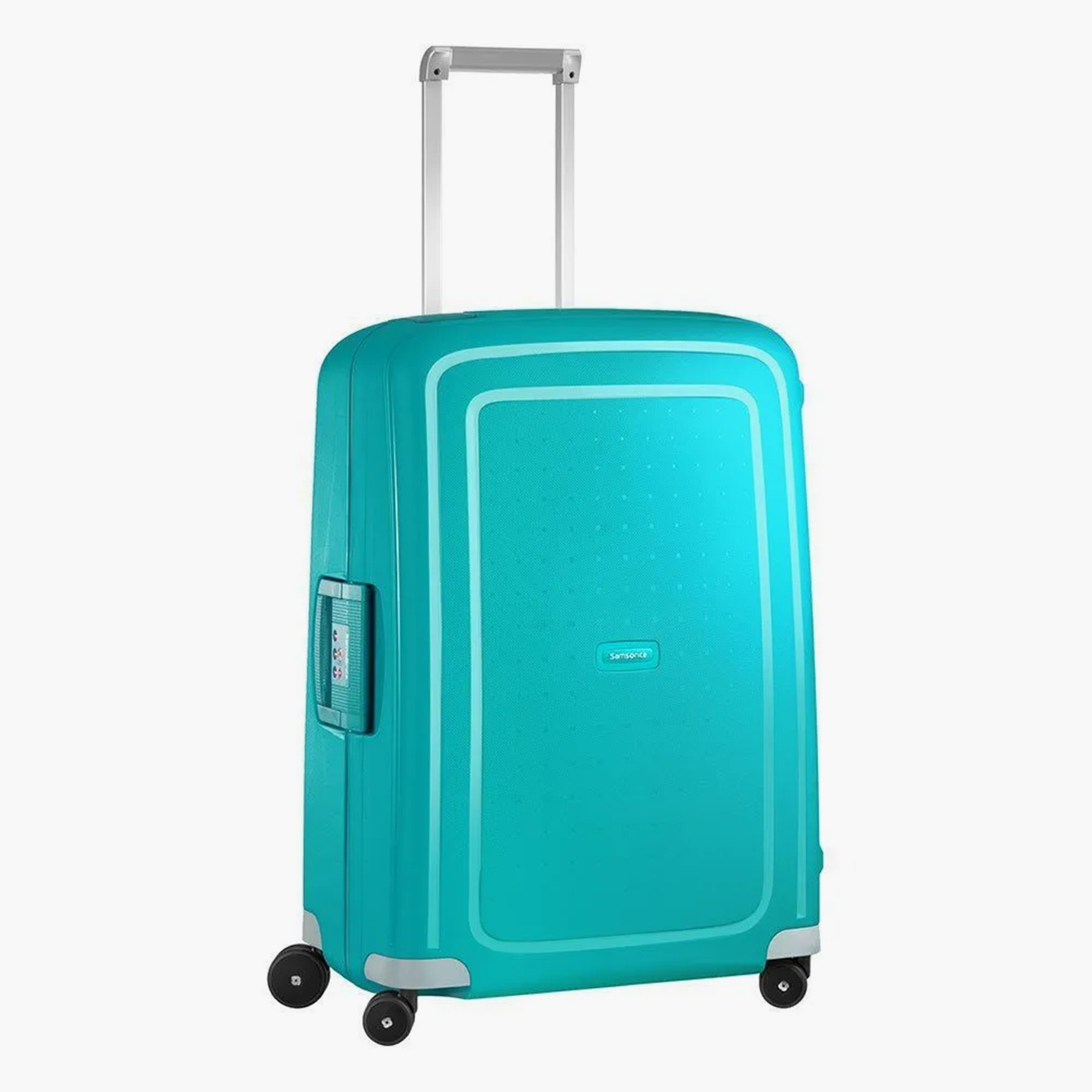 Этот чемодан Samsonite закрывается на защелки. Источник: ozon.ru