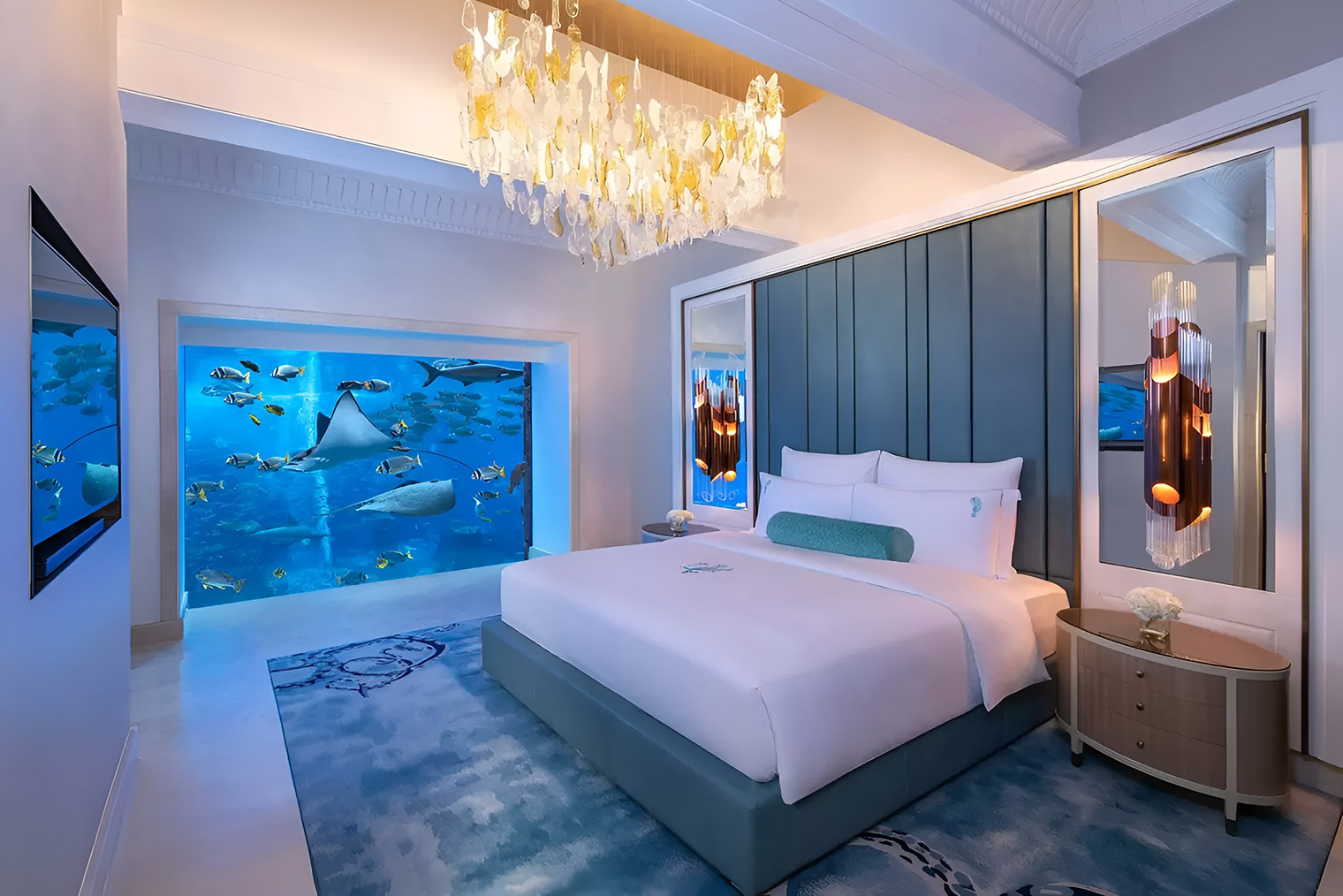 Номер Underwater Suites в Atlantis The Palm. Источник: atlantis.com