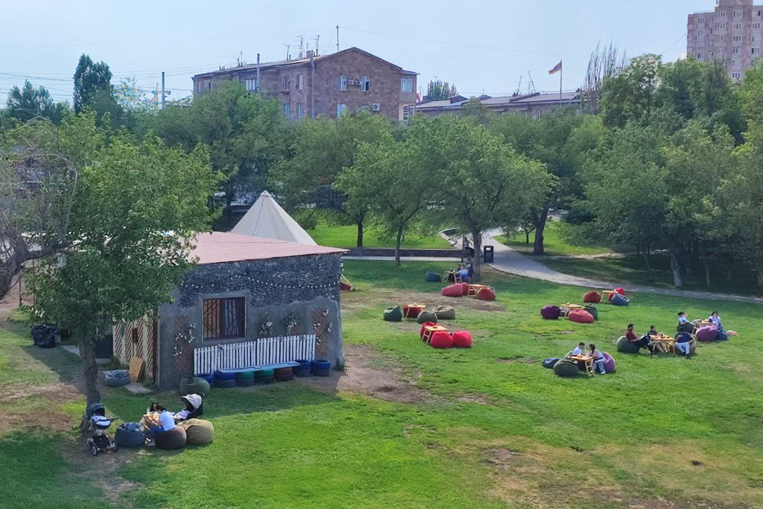 Такая атмосфера в парке «Тумо»