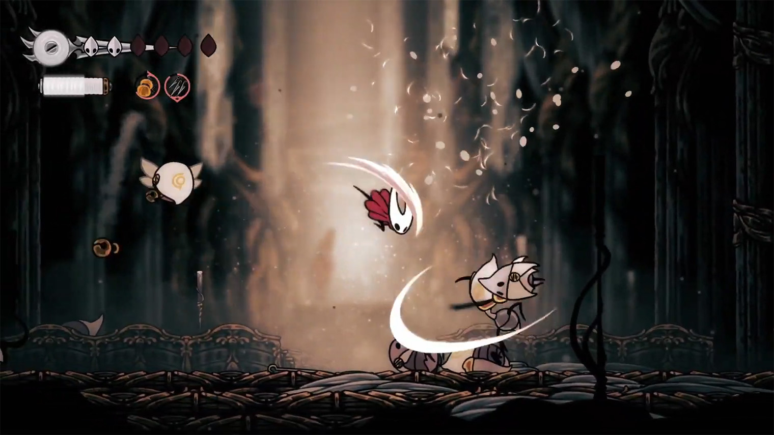 В Hollow Knight: Silksong будет больше 150 видов врагов. Кадр: Team Cherry