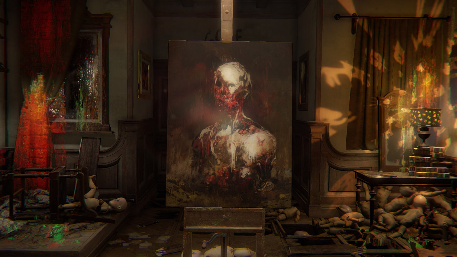 Некоторые картины в Layers of Fear — будто порождения тревожного сна. Кадр: Aspyr