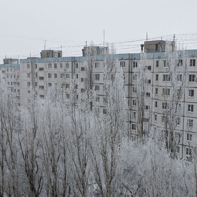 Снежная сказка за окном