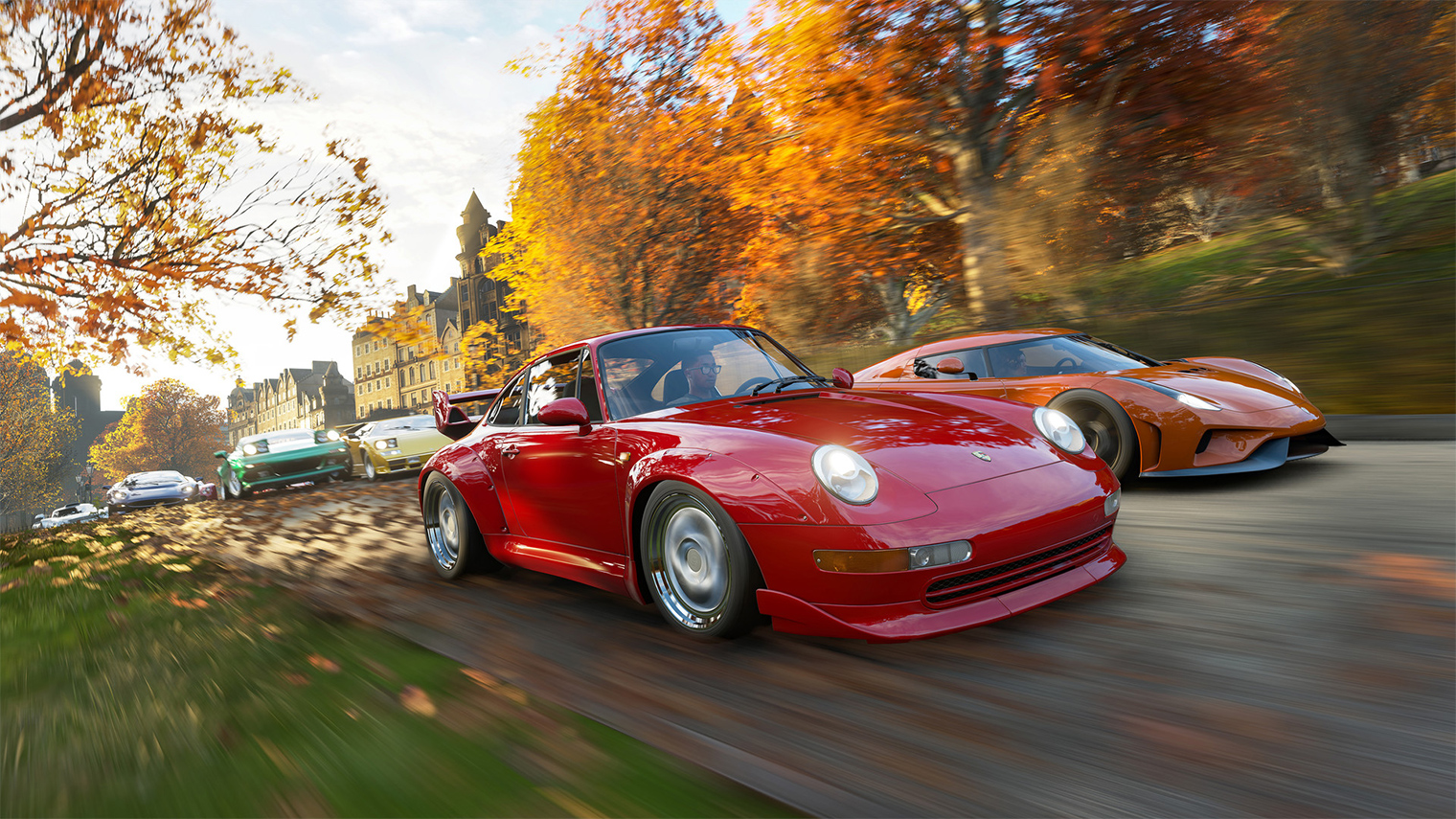 Forza Horizon 4, скорее всего, оказалась в топе еще по одной причине. Гонку сняли с продажи в декабре из-за истекающих лицензий на автомобили, и перед этим игра получила скидку в 80%. Кадр: Xbox Game Studios