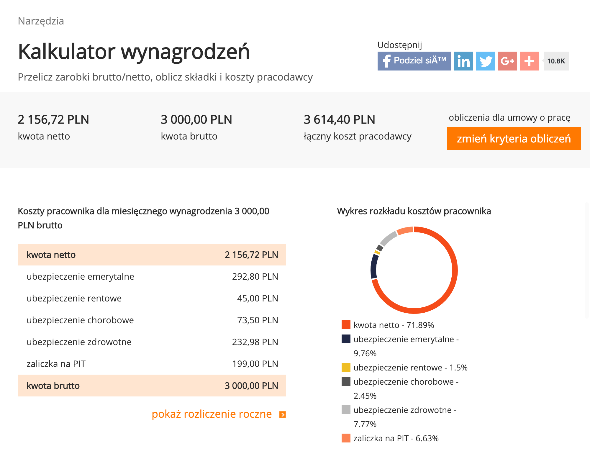 Отчисления с зарплаты по разным видам трудового договора удобно считать в интернет-калькуляторе