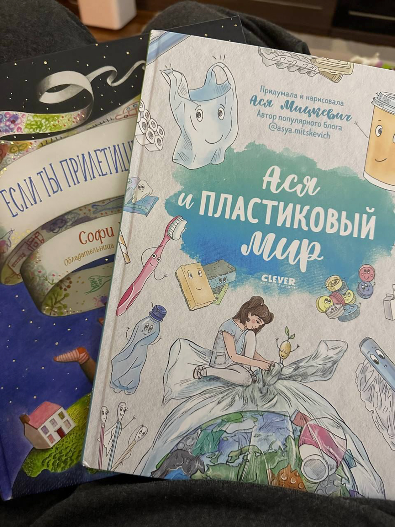 Еще я рекомендую детскую книжку «Ася и пластиковый мир», которую мы читали с сыном