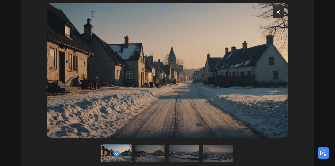 Пример генерации со стилем «Фотография»