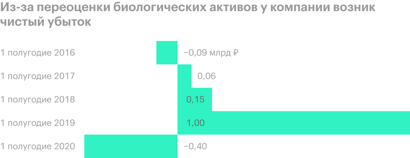 Источник: финансовые отчеты «Русской аквакультуры»