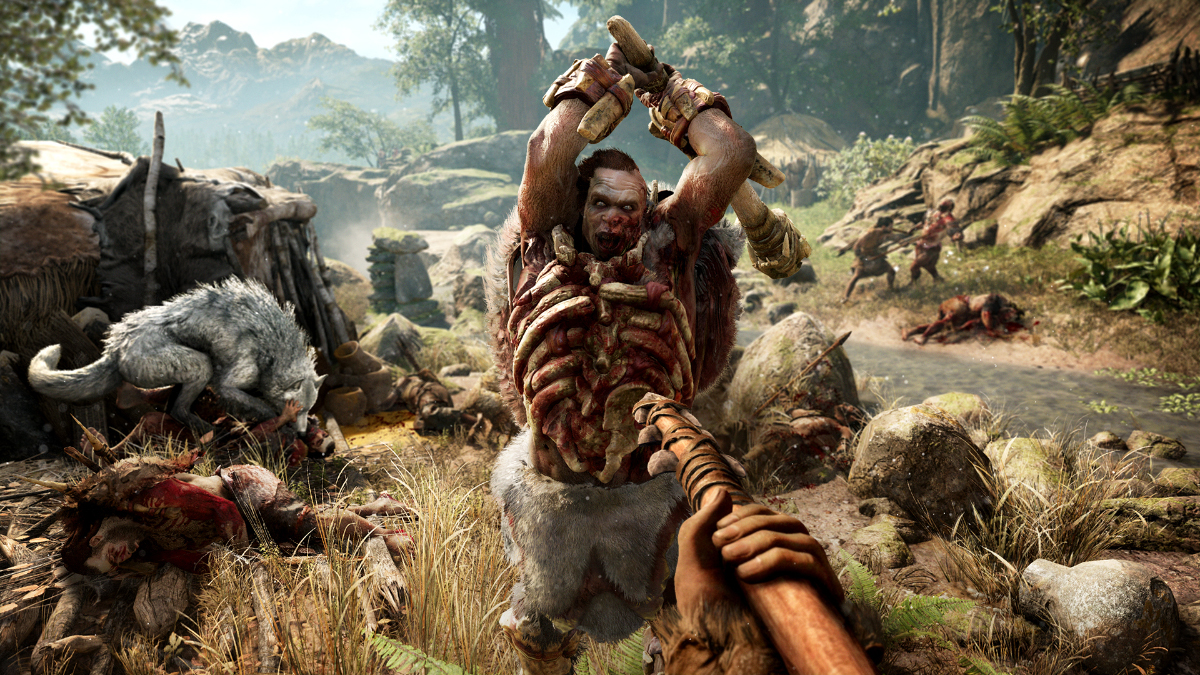 Внешний вид врагов Far Cry Primal намекает, чего ждать в случае поражения. Источник: Ubisoft Montreal