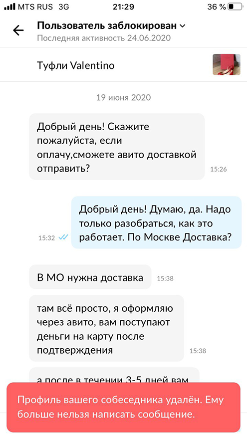 В чате мошенники заботливо объяснили мне, как якобы работает «Авито⁠-⁠доставка»