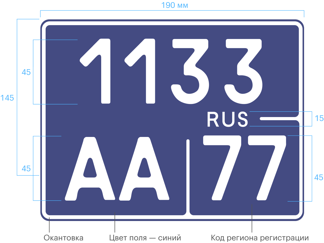 Знак типа 22. Для мотоциклов, внедорожных мототранспортных средств МВД и Росгвардии