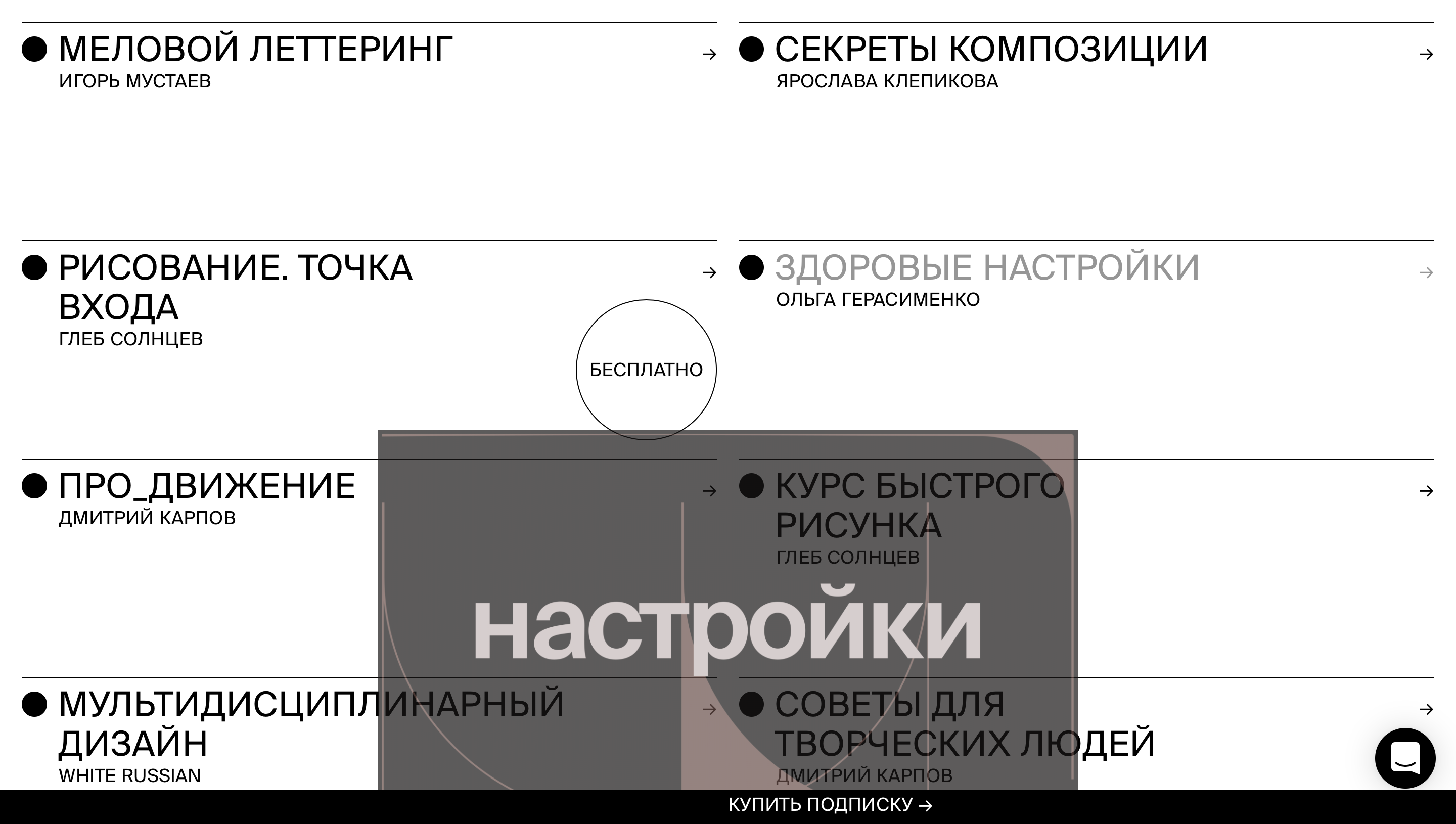 Одна из программ, где мы не ориентировались на фокус группы — курс по психологии «Остаемся адекватными». Мы его раскрутили, и он взлетел. Сейчас он переехал в дизайн-библиотеку под названием «Здоровые настройки»