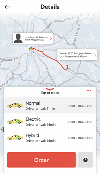 Стоимость поездки от нашего дома до аэропорта в Bolt и Fötaxi