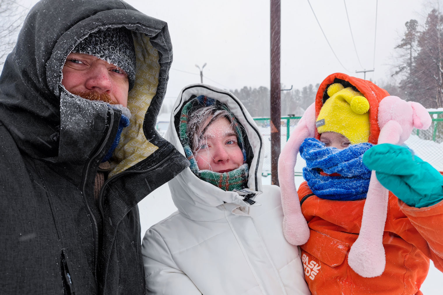 Потеплело до −30 °C — и сразу гулять!