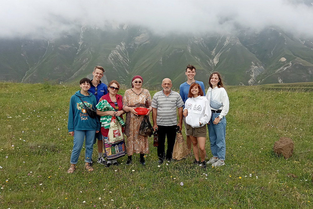 Мы сделали совместное фото на память