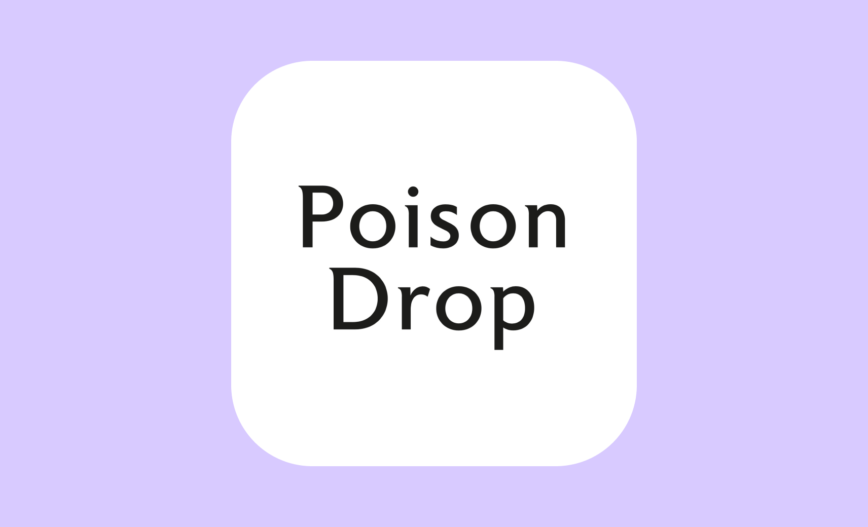 Логотип Poison Drop