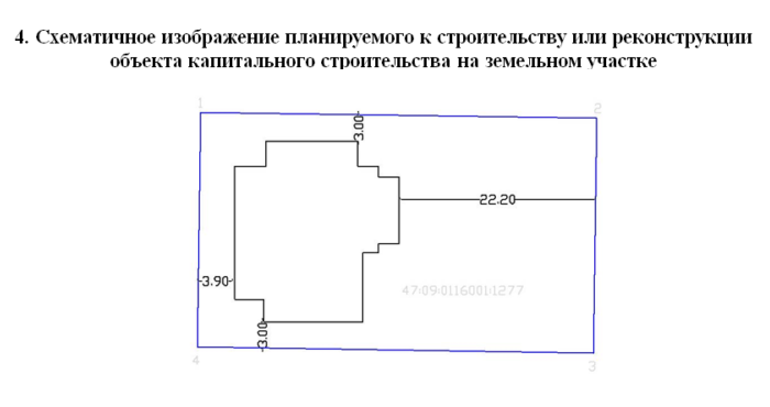 В уведомлении о начале строительства дают только схематичное изображение, где будет стоять дом. Владелец участка может забыть про ЛЭП или просто не знать, что требуется отдельное согласование. Источник: geomng.com