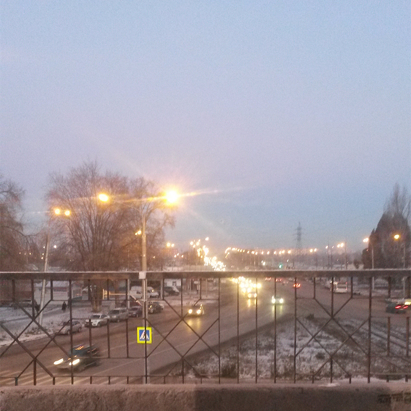 По дороге на работу