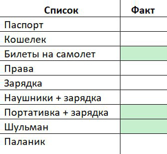 Список вещей, которые нужно взять с собой. Пункт «Шульман» обозначает ее книгу «Практическая политология». Екатерина Шульман включена Минюстом в реестр иноагентов