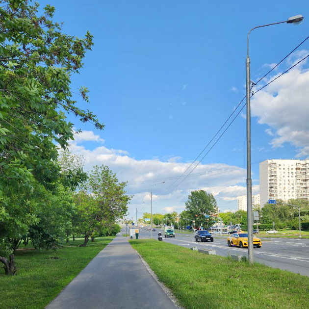 Дорога до спортивной площадки