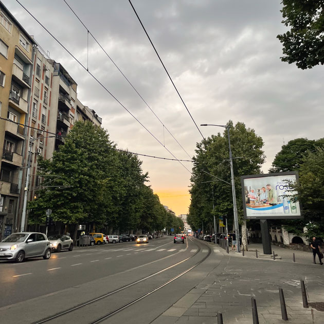 Широкие улицы в старом городе