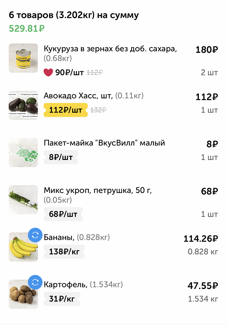 Продукты для супа и не только