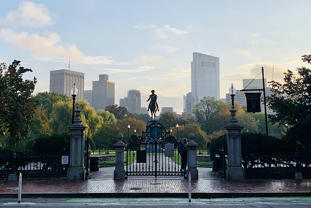 Гуляю с Пушистым до ближайшего парка — Boston Common