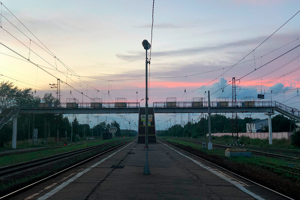 Уезжаю обратно в Москву с этой станции