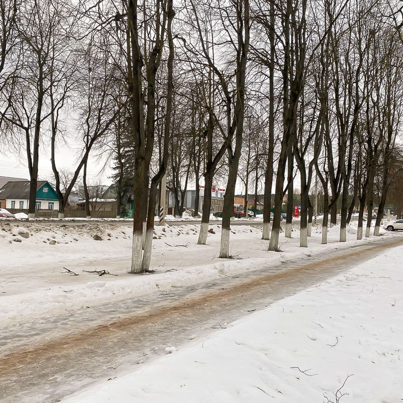 Зима в маленьком городе