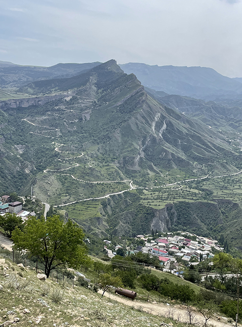 Вид на село Гуниб