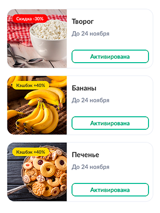 Купоны, по которым мы закупаемся почти каждую неделю