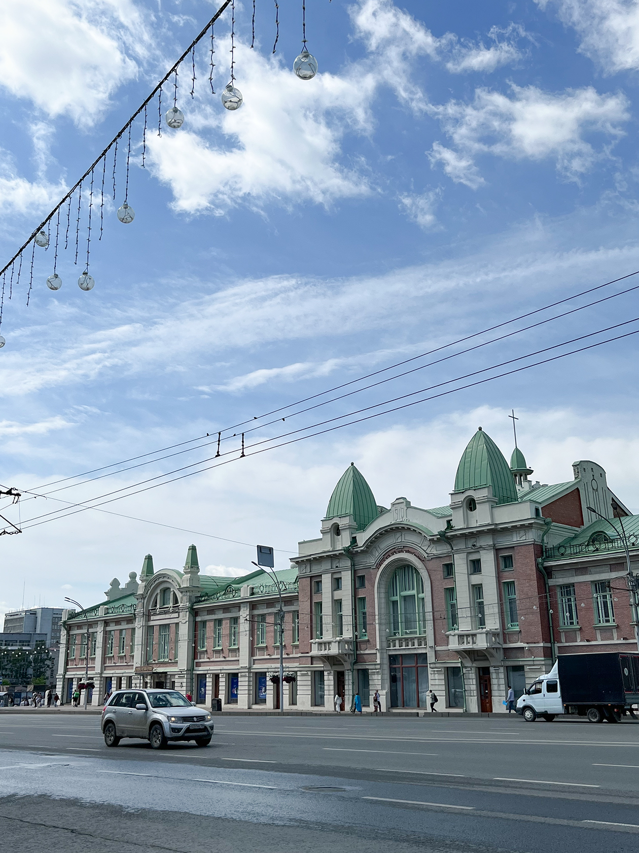 В Новосибирске мне понравились купола в архитектуре