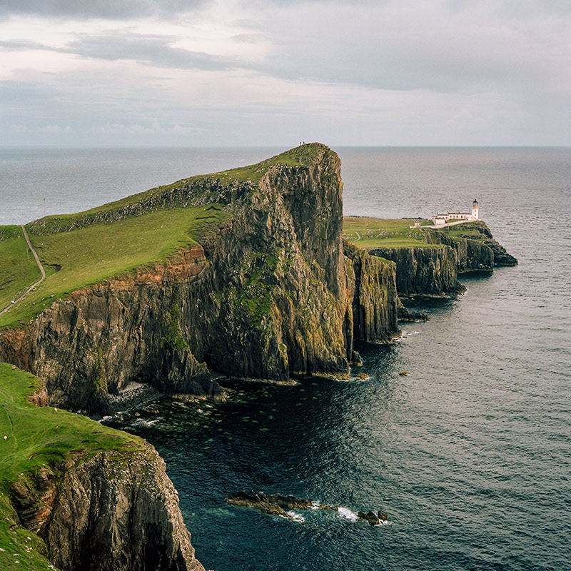 Маяк Neist Point на острове Скай