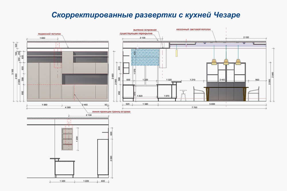 Развертки я тоже скорректировала