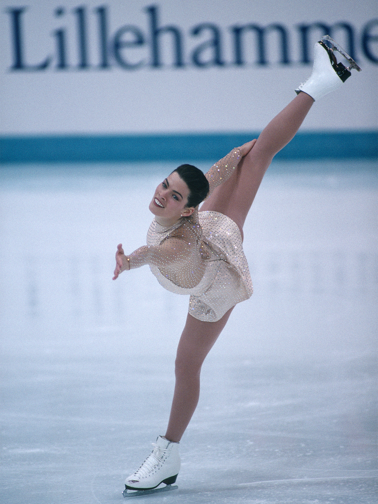 Нэнси Кэрриган в платье от Веры Вонг. Фотография: Jerome Prevost / TempSport / Corbis / VCG via Getty Images