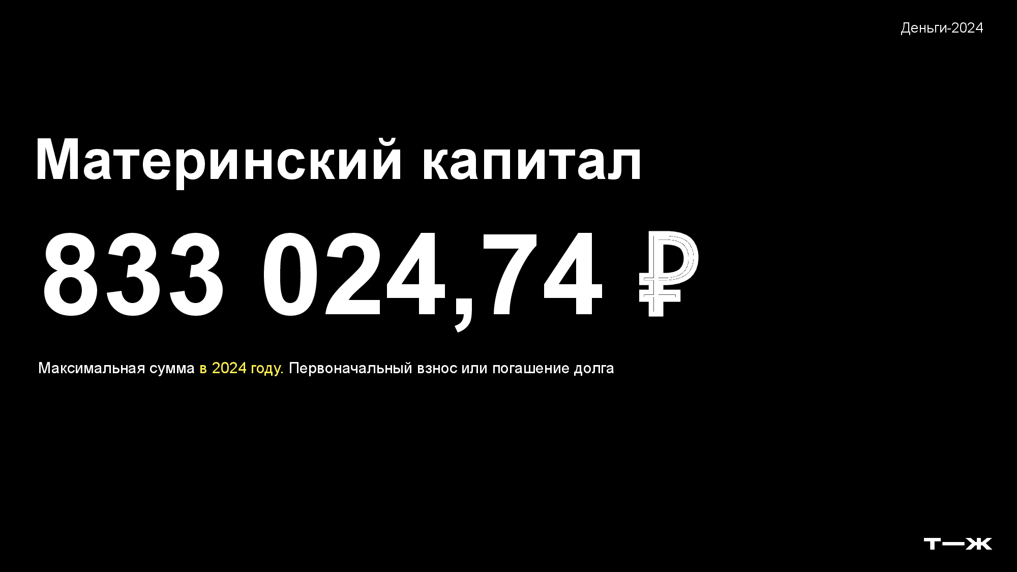 Максимальная сумма маткапитала в 2024 году