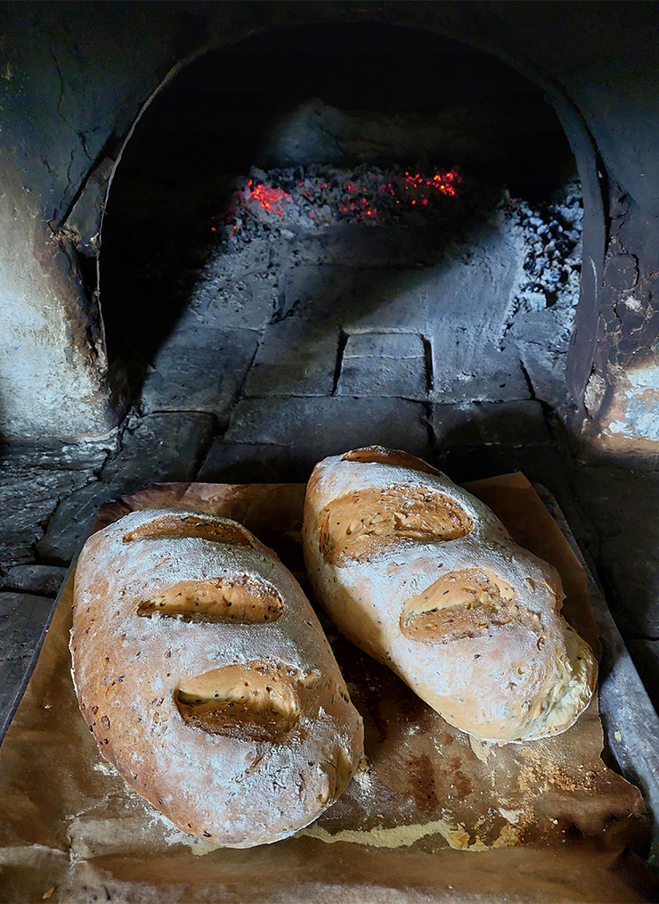 Хлеб из русской печи