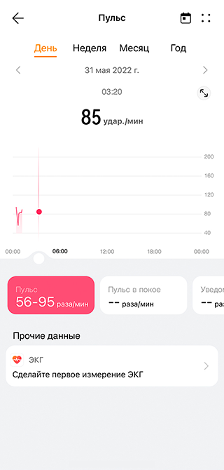 Браслет больше рассчитан на пользователей Android, а не iOS. Так выглядит приложение на Айфоне