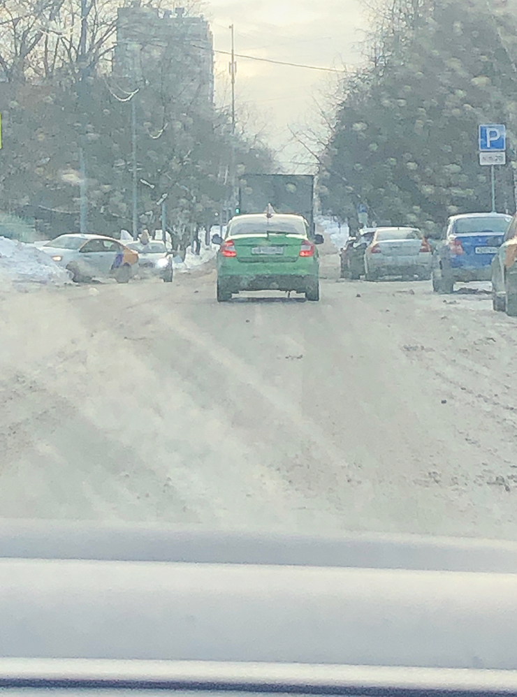 На этой Шкоде Рапид я сдавала вождение в ГИБДД