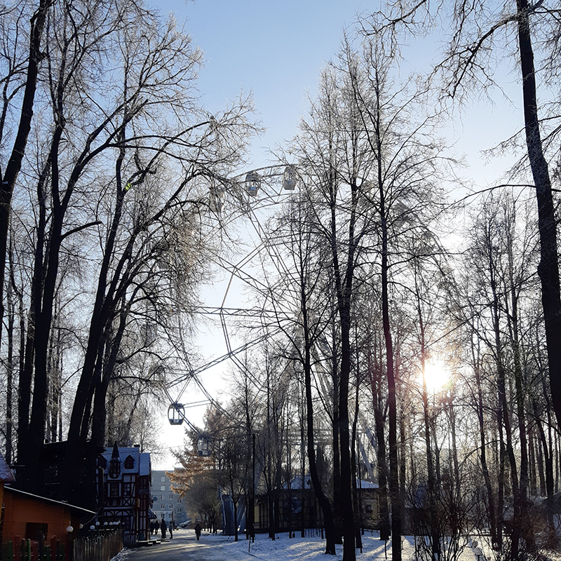 В пешей доступности есть парк