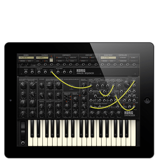 И сама же компания Korg сделала Айпад-версию этого синтезатора. По словам пользователей, разница в миксе не чувствуется
