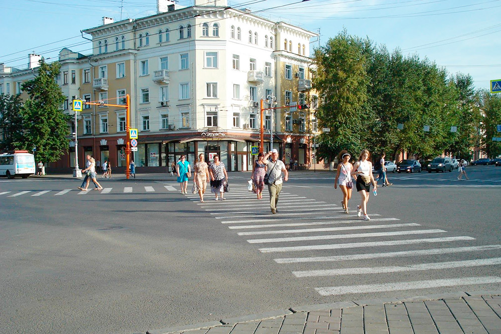 Перекресток на Советском проспекте