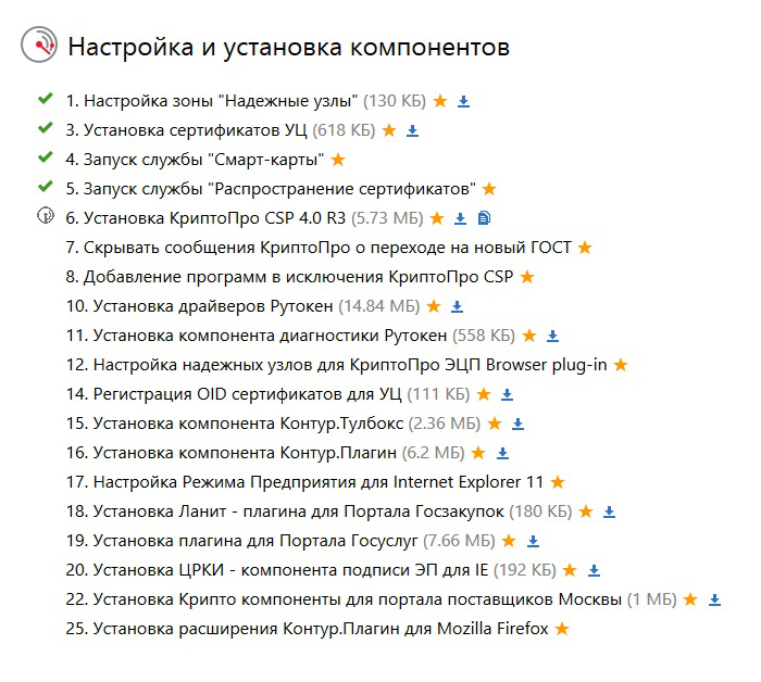 Компонентов для настройки действительно много, а потом еще надо настраивать браузеры